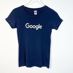 Google Employee Women’s Size Small Tech Blue White Cotton T-Shirt